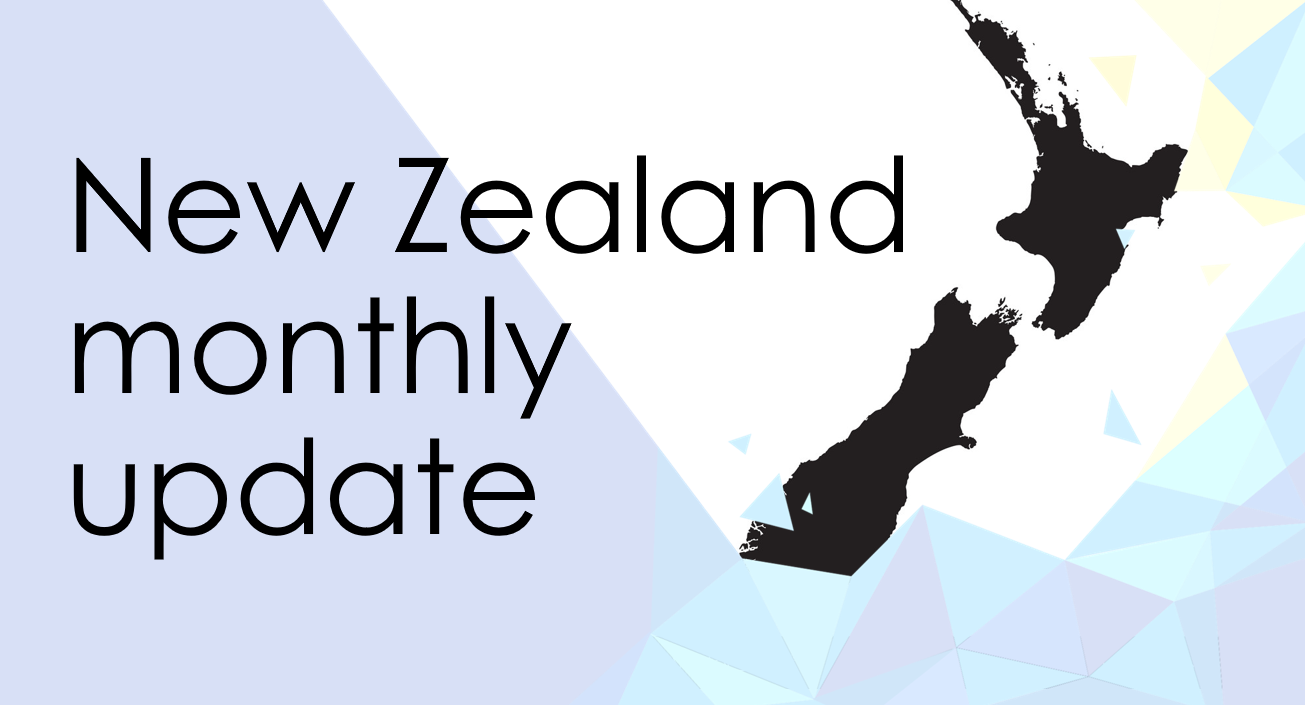 New Zealand Update signup page